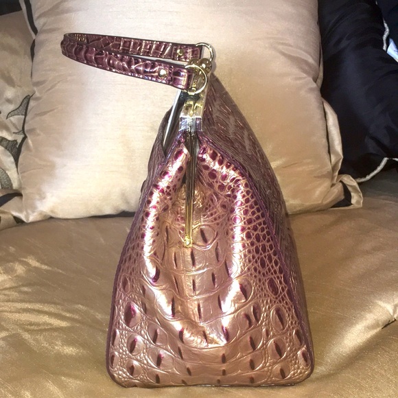 NWT “SOLD OUT” Brahmin Juliett Port Ombré Melbourne Bag & Credit Card Wallet - Picture 5 of 13